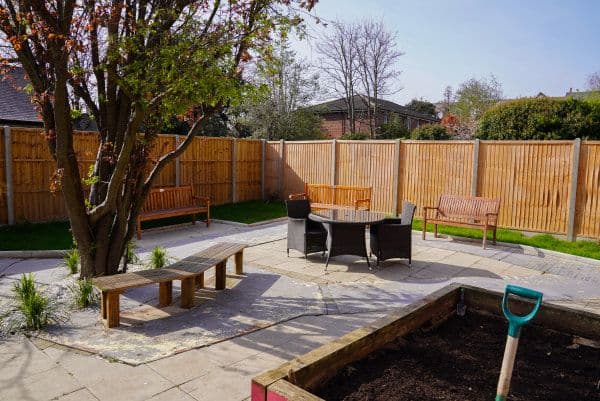 Garden at The Manse Residential Care Home, South Norwood, London