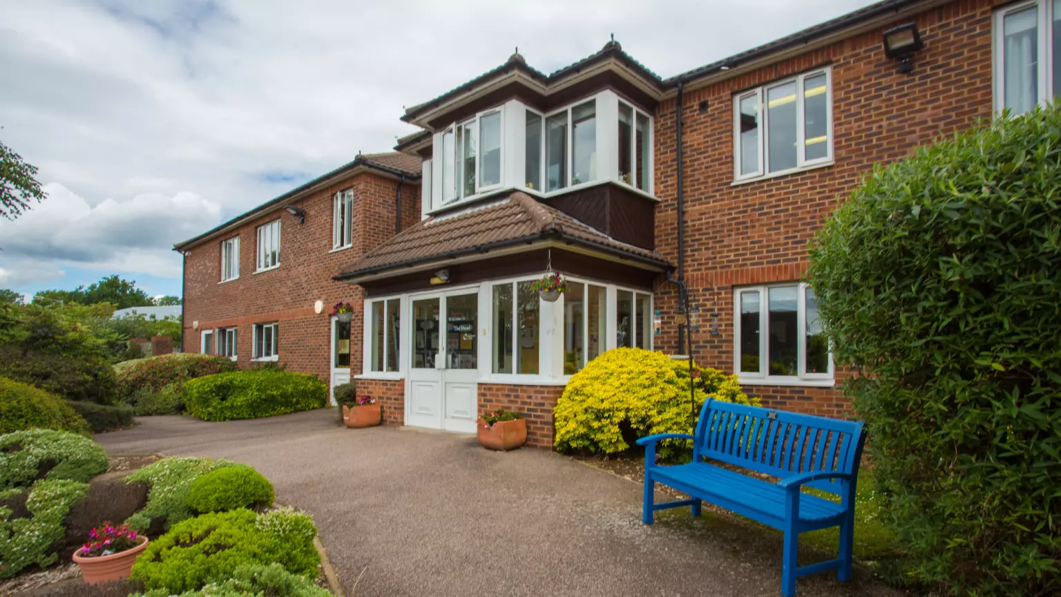 Exterior of The Mead care home in Borehamwood, Hertfordshire