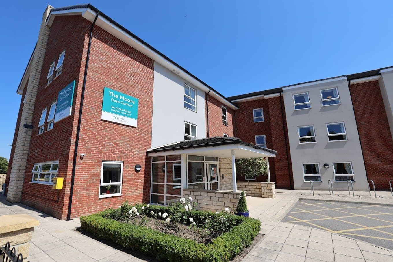 Exterior of The Moors care home in Ripon, Yorkshire