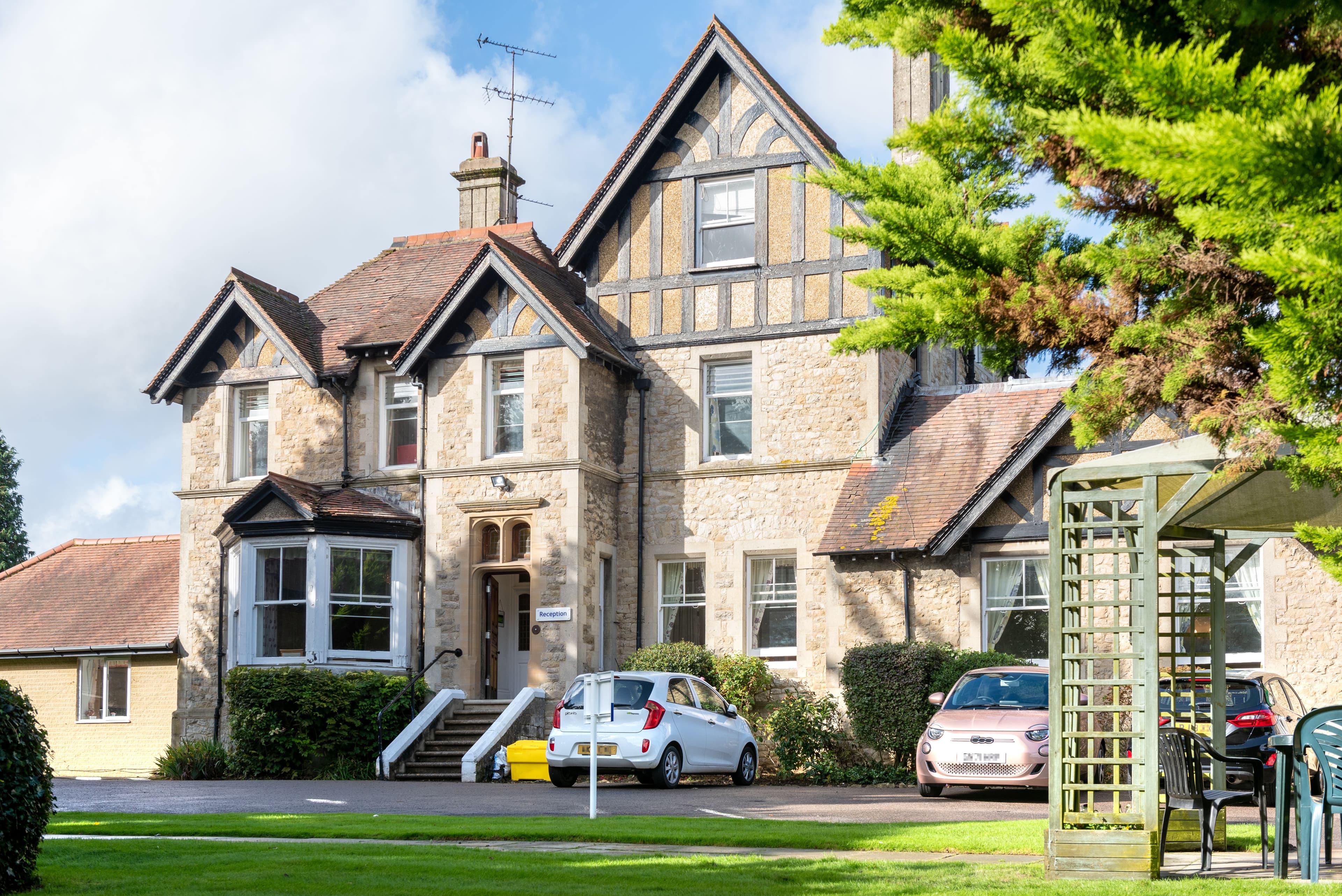 Exterior of The Poplars care home in Maidstone, Kent