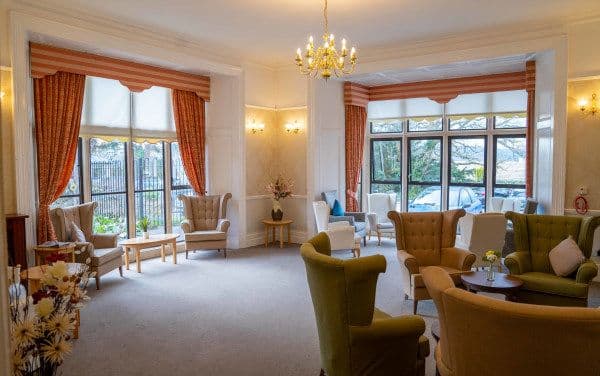 Communal Area at The Rosary Nursing Home, Durleigh, Somerset