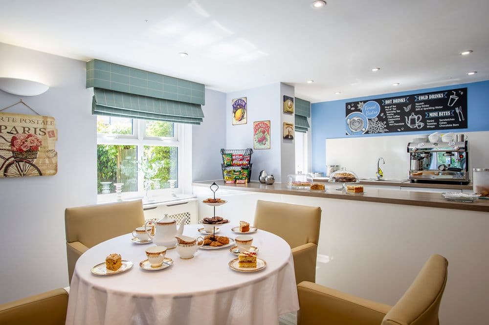 Dining room of The Spinney Care home in Chingford