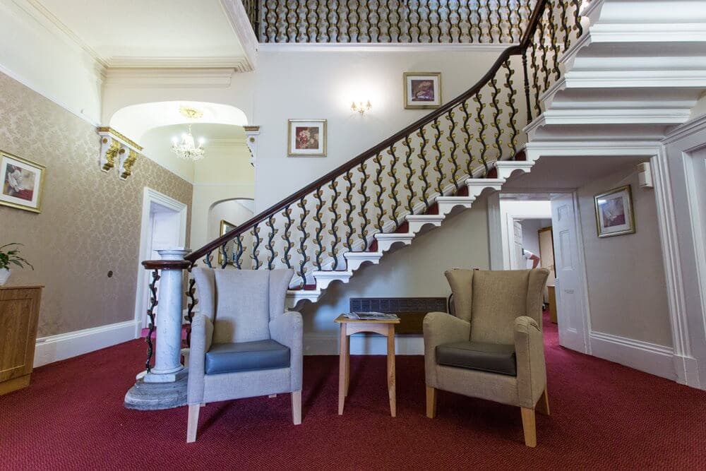 Communal area of The Terrace care home in Richmond, London