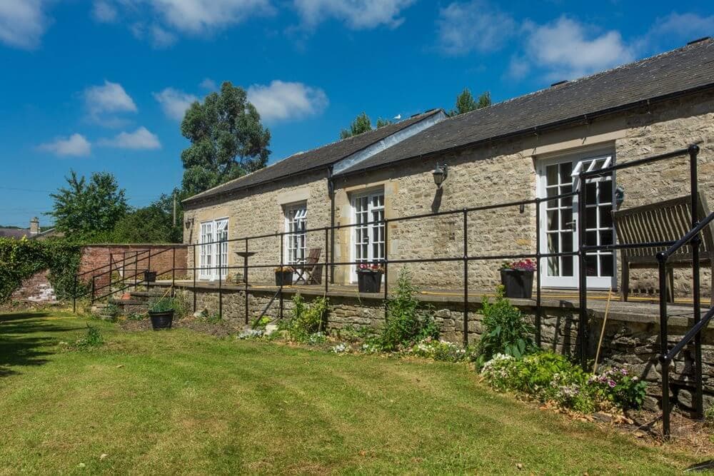 Garden area of The Terrace care home in Richmond, London