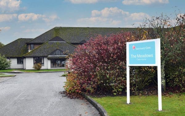 Exterior at The Meadows Care Home, Dornoch, Scotland