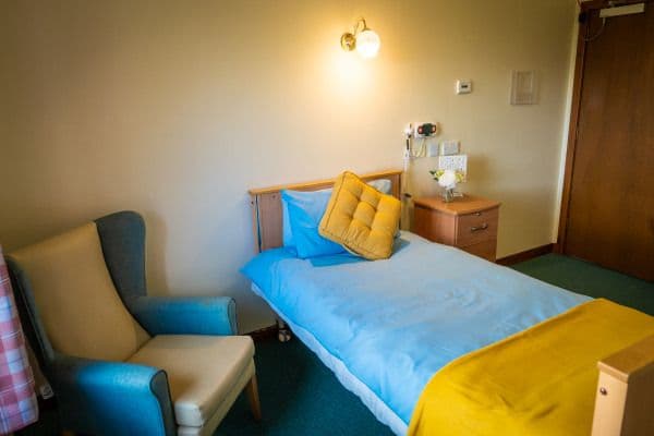 Bedroom at The Meadows Care Home, Dornoch, Scotland