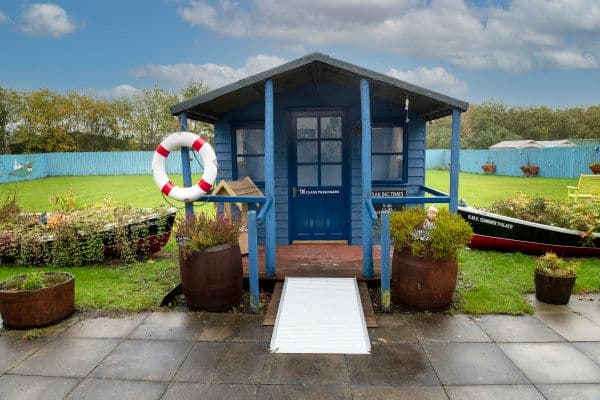 Garden at The Meadows Care Home, Dornoch, Scotland