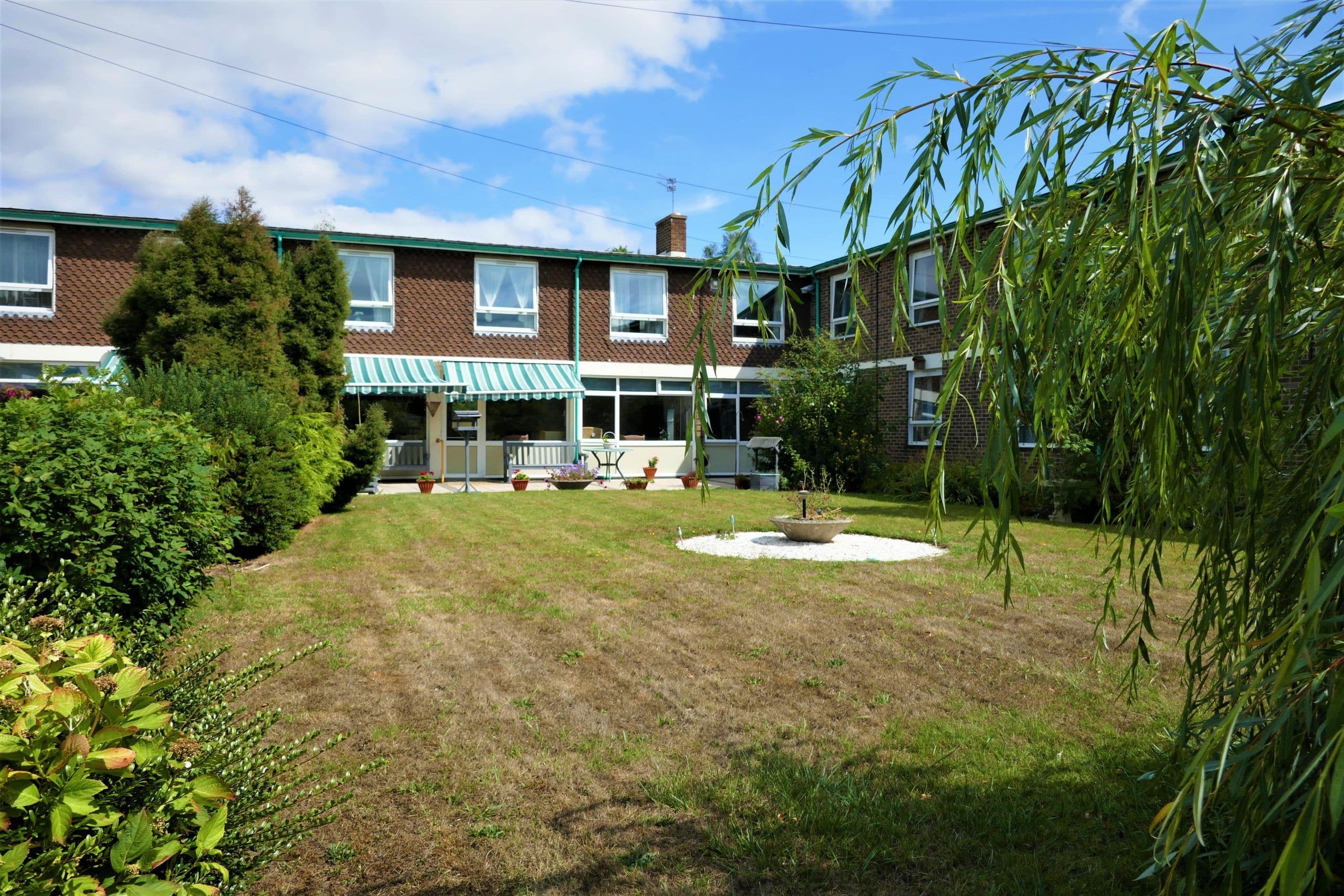 Garden at Thurn Coat Care Home in Leicester, Leicestershire