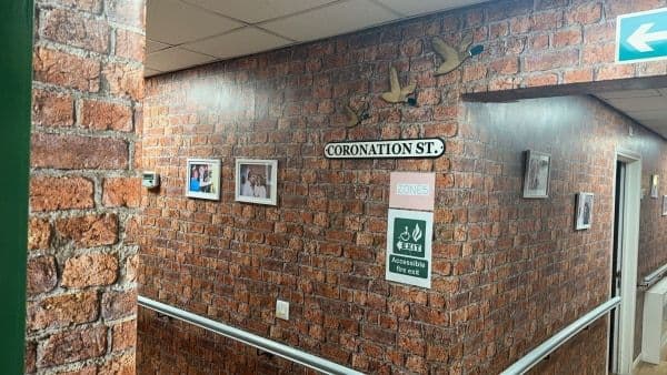 Hallway at Tilson House Care Home in Coalville, Leicester