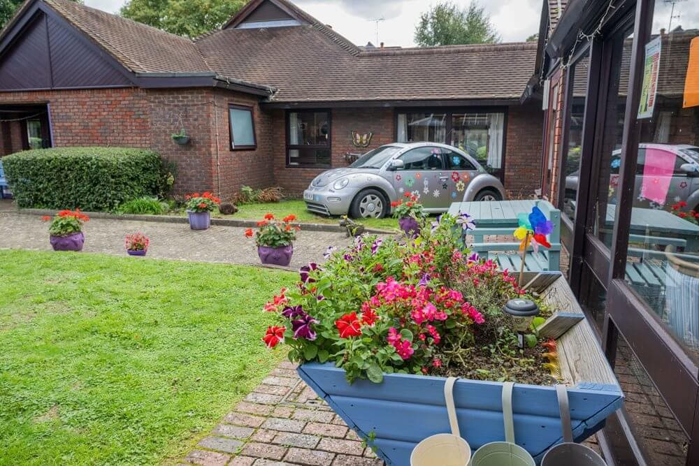 Garden of Tiltwood Care Home in Elmbridge, Surrey