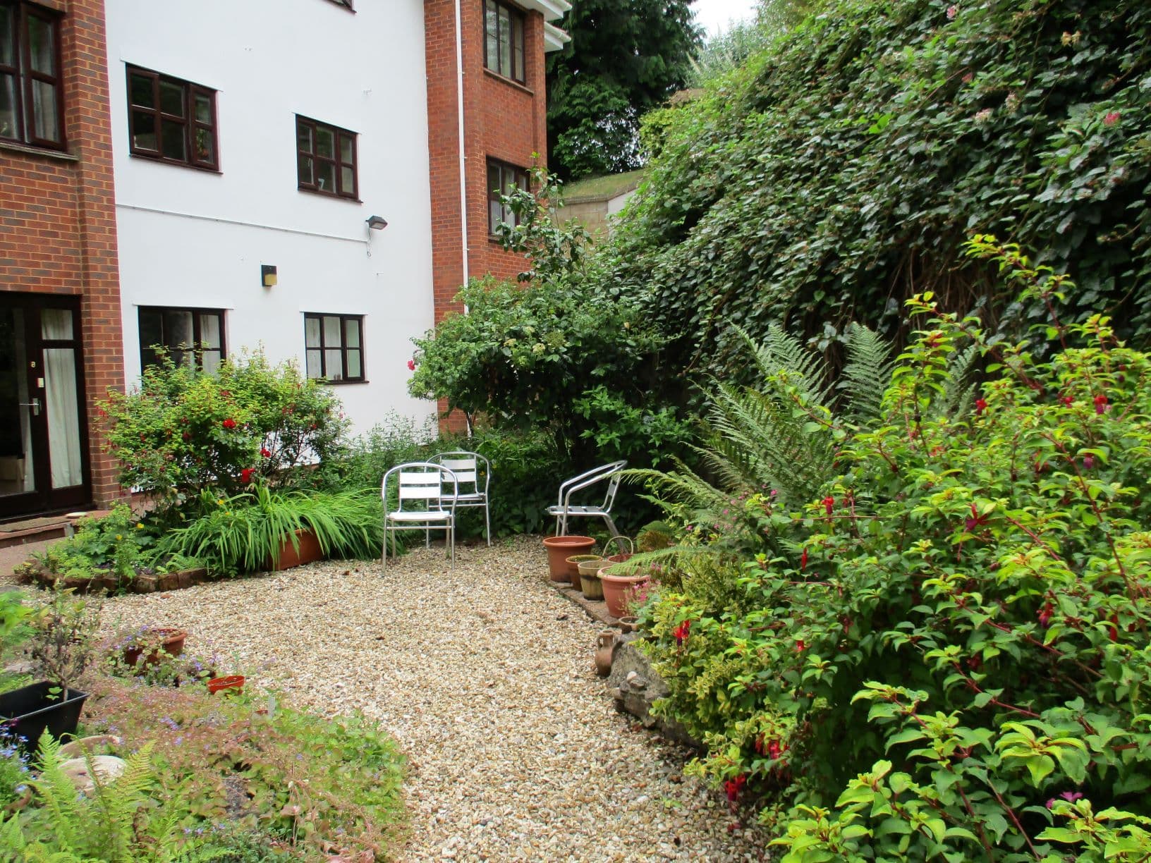 Exterior of Trafalgar Court retirement development in Uffculme, Devon