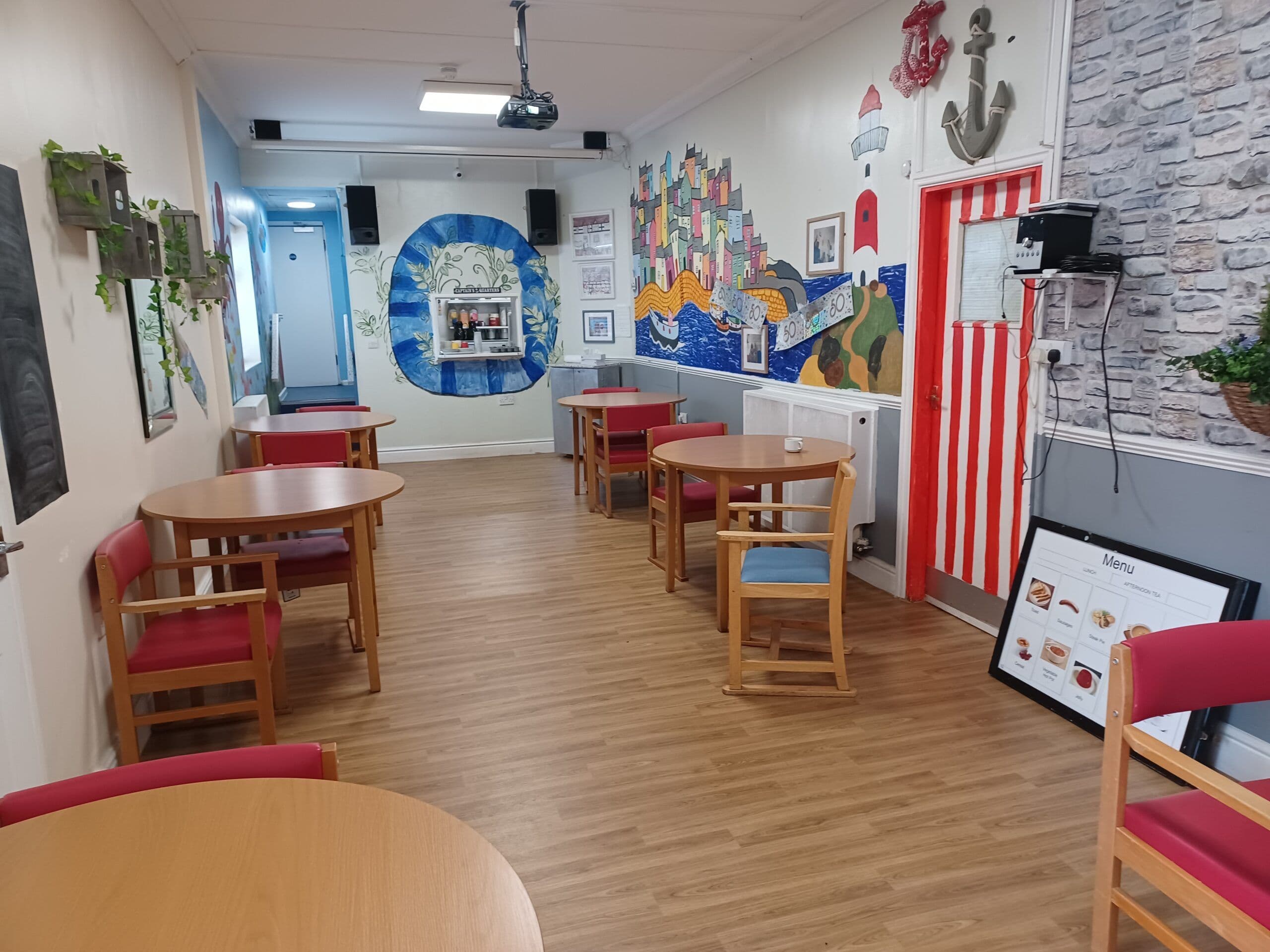 Dining area at Tudor Bank Care Home, Southport