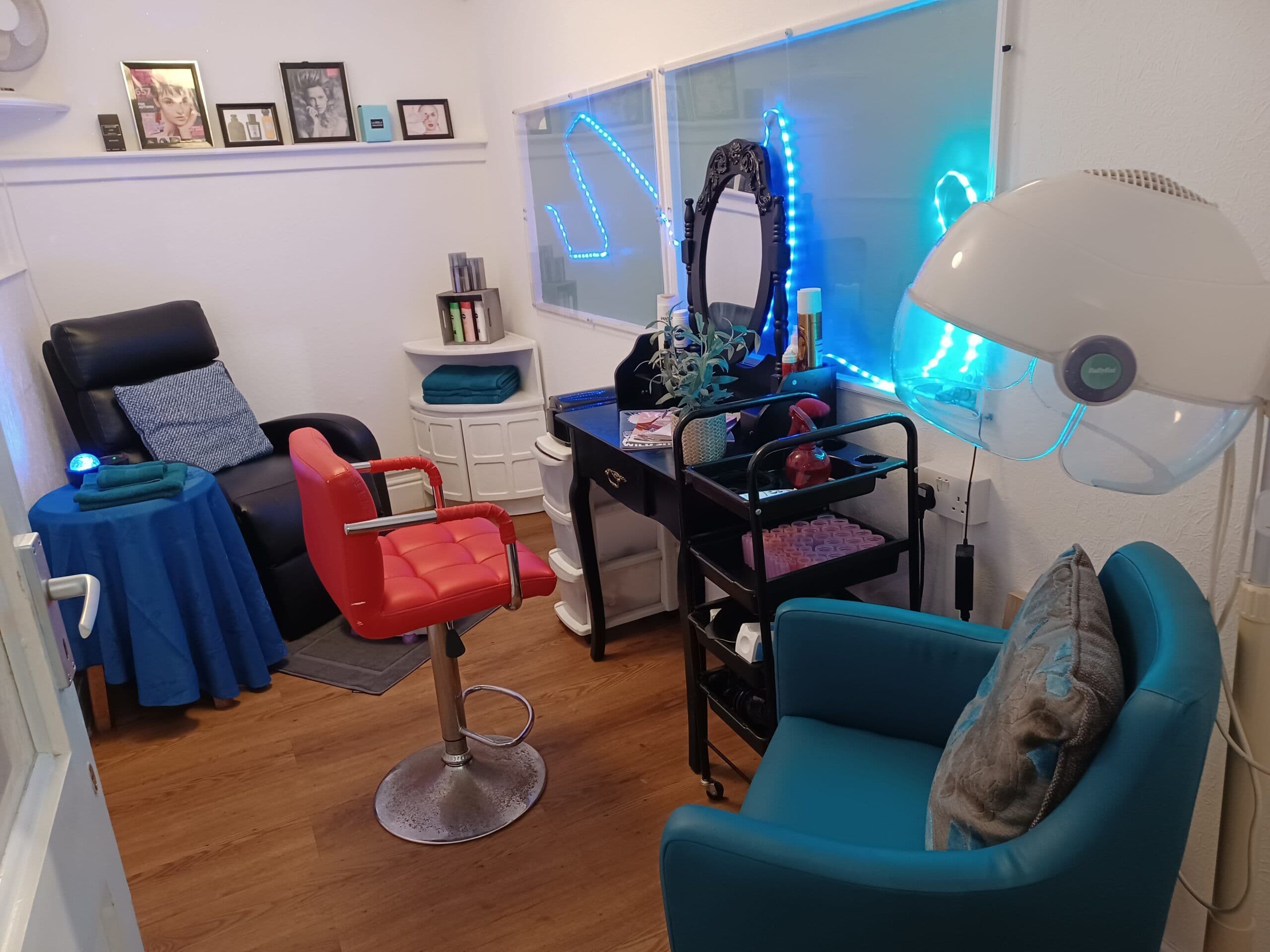 salon at Tudor Bank Care Home, Southport