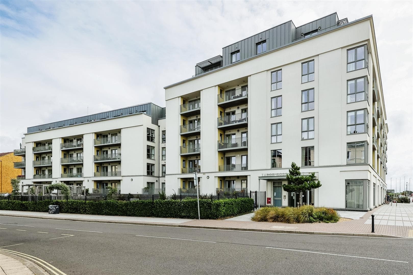 Exterior of Tudor Rose Court Retirement Development in Portsmouth, Hampshire