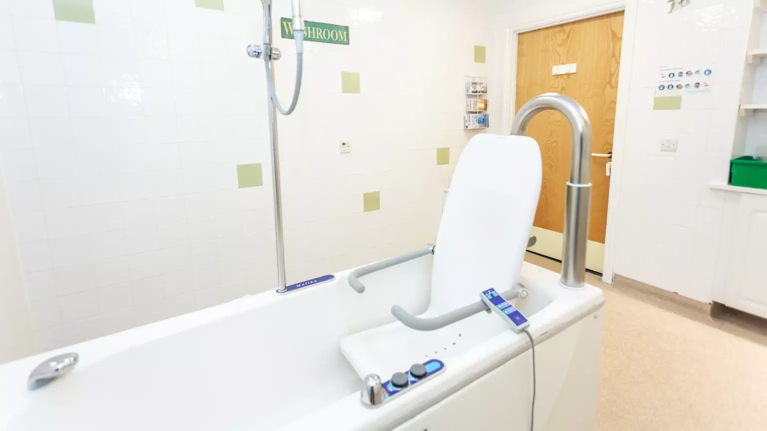 Bathroom of Tye Green Lodge care home in Harlow, Essex