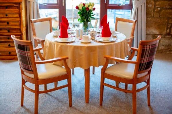 Dining Area at Tyneholm Stables, Tranent, East Lothian