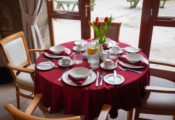 Dining Area at Tyneholm Stables, Tranent, East Lothian