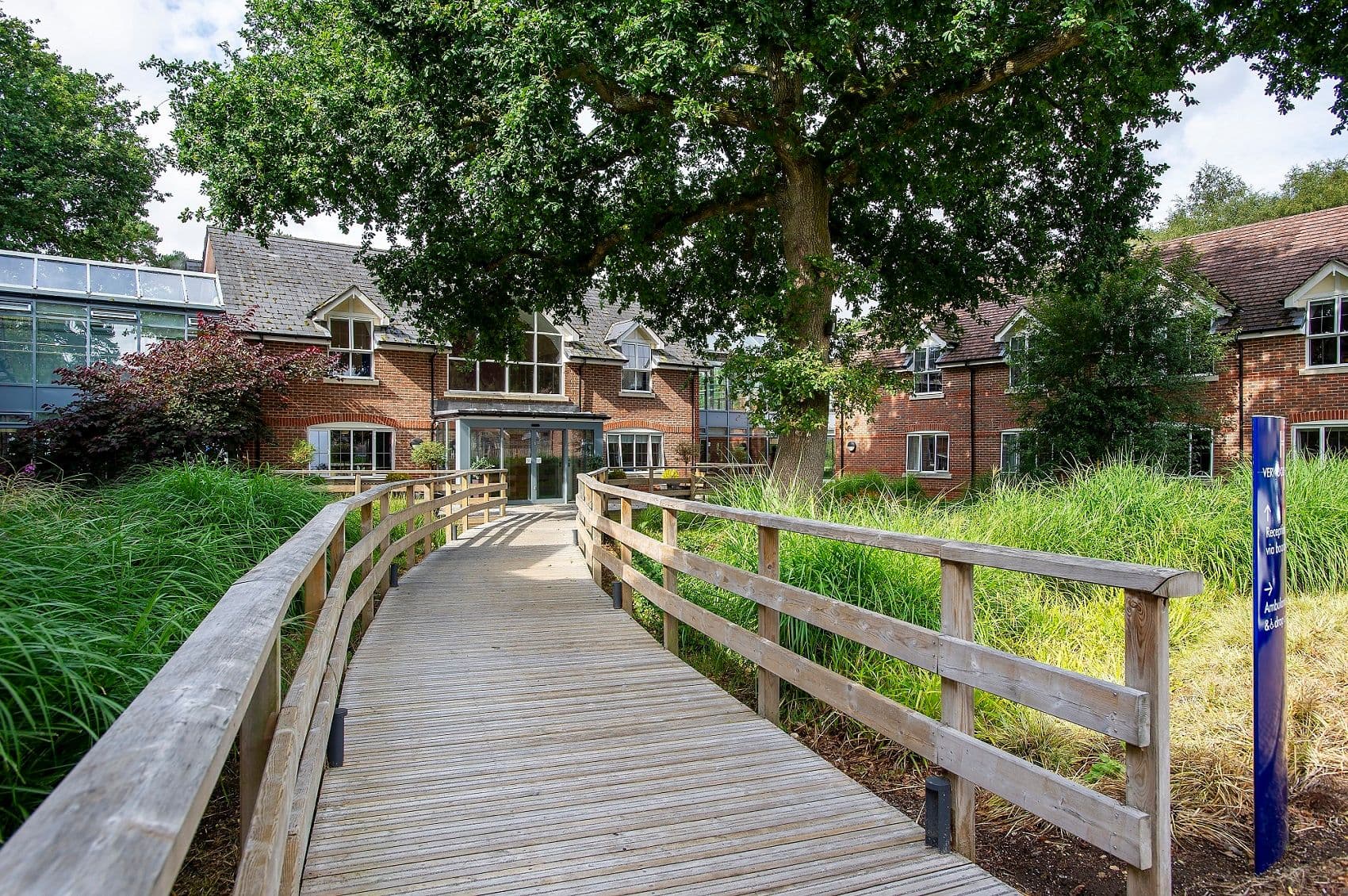 Exterior of Verwood House Care Home in Verwood, Dorset