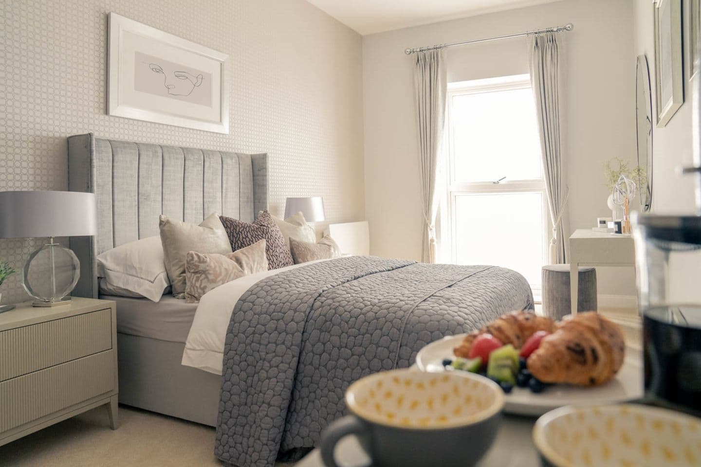 Bedroom at Uplands Place Retirement Apartment in Cambridge, Cambridgeshire