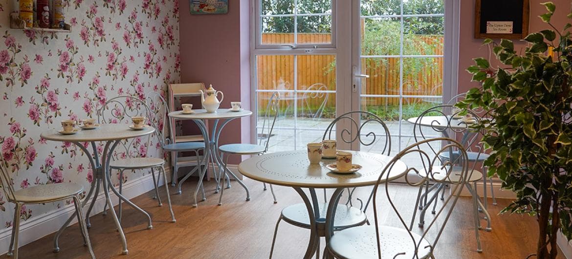 Dining Bistro Area at Upton Dene Residential & Nursing, Chester, Cheshire