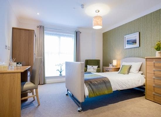 Bedroom at Upton Dene Residential & Nursing, Chester, Cheshire