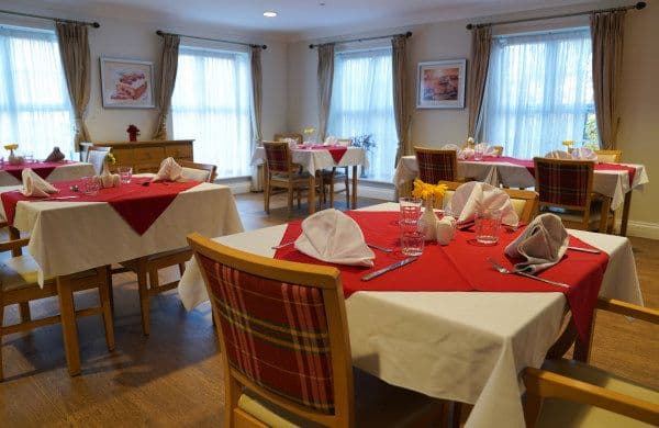 Dining Area at Upton Dene Residential & Nursing, Chester, Cheshire