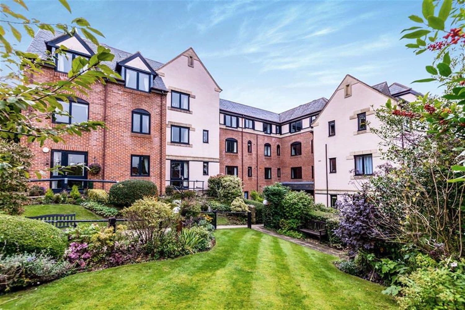 Exterior of Vale Court Retirement Development in Knaresborough, Harrogate