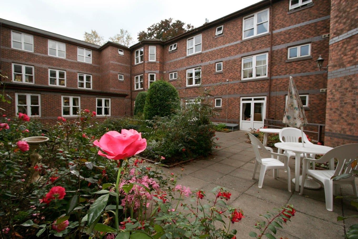 Exterior of Ventress Hall care home in Darlington, County Durham