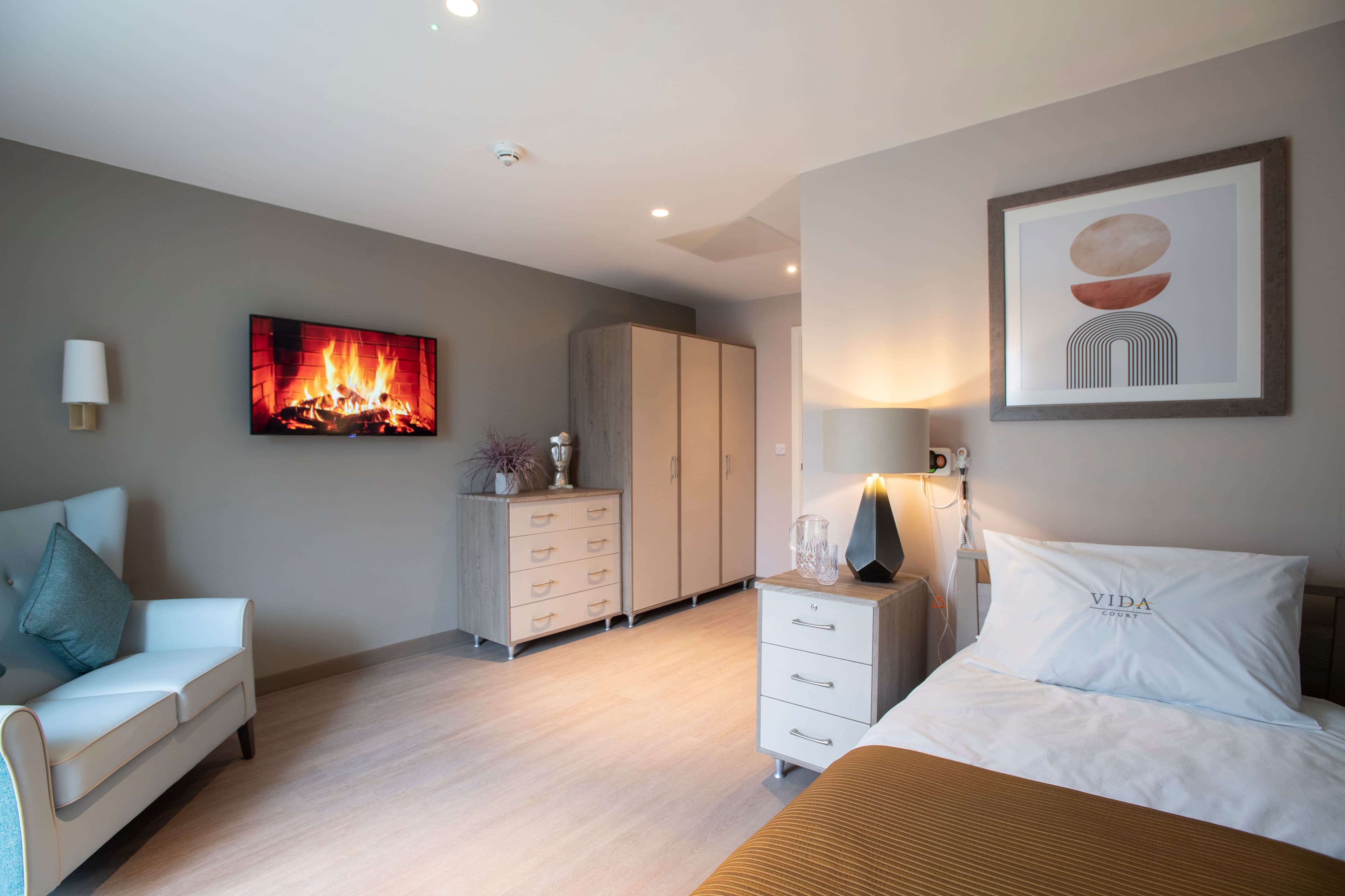 Bedroom of Vida Court on Harrogate, Yorkshire