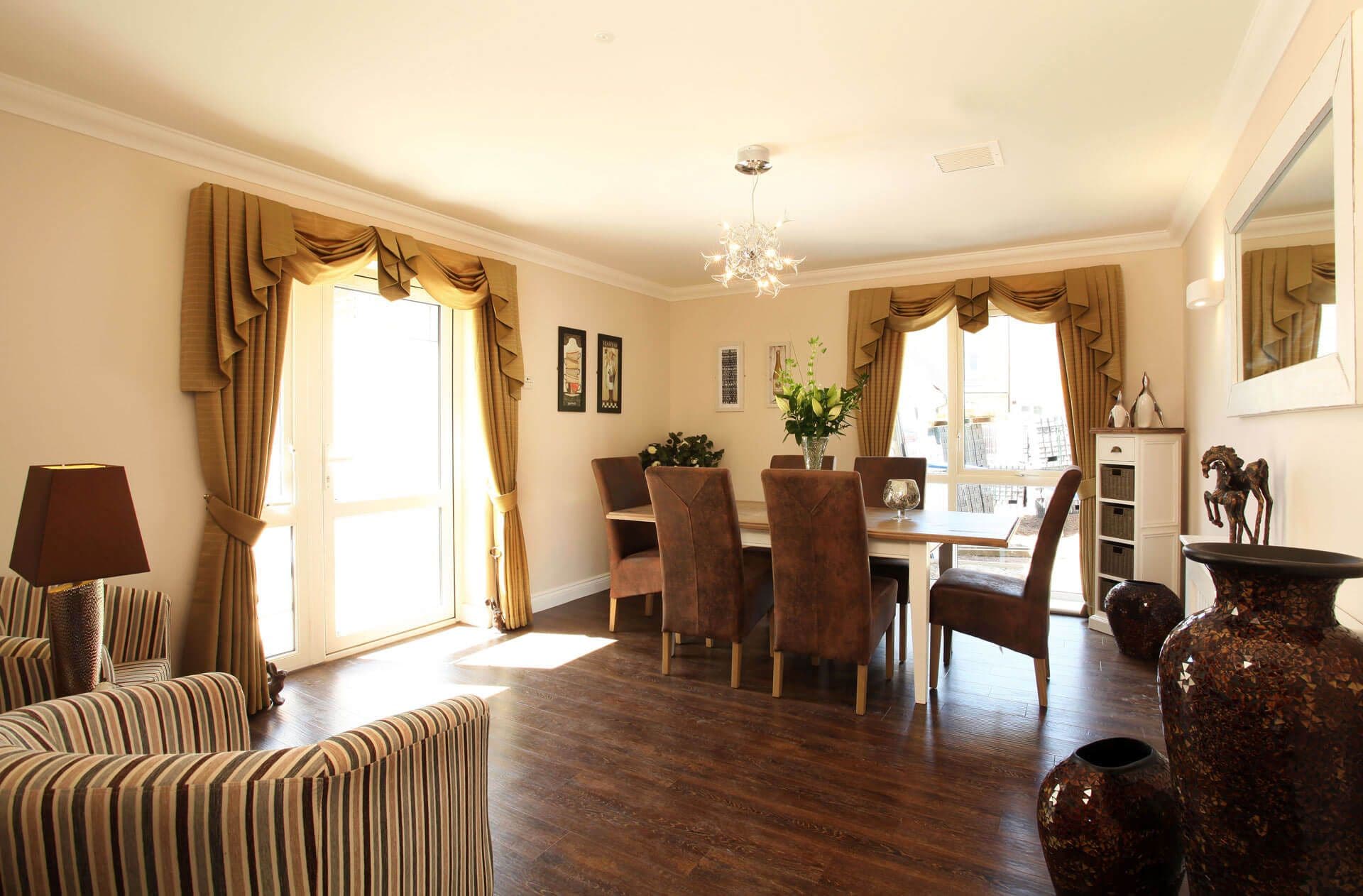 Dining room of Water Mill House retirement development in Hemel Hempstead