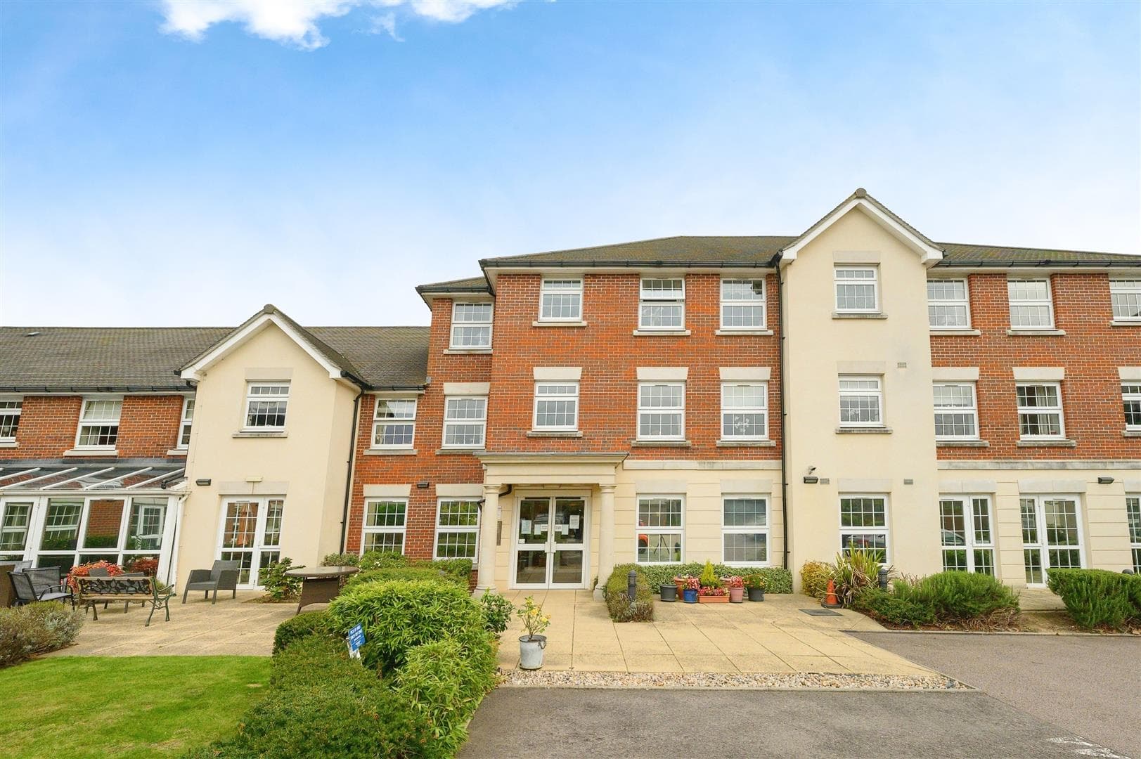 Exterior of Weighbridge Court Retirement Development in Chipping Ongar, Essex