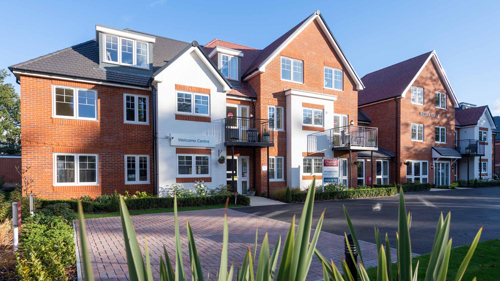 Exterior of Wessex Lodge Care in Camberley, Surrey Heath