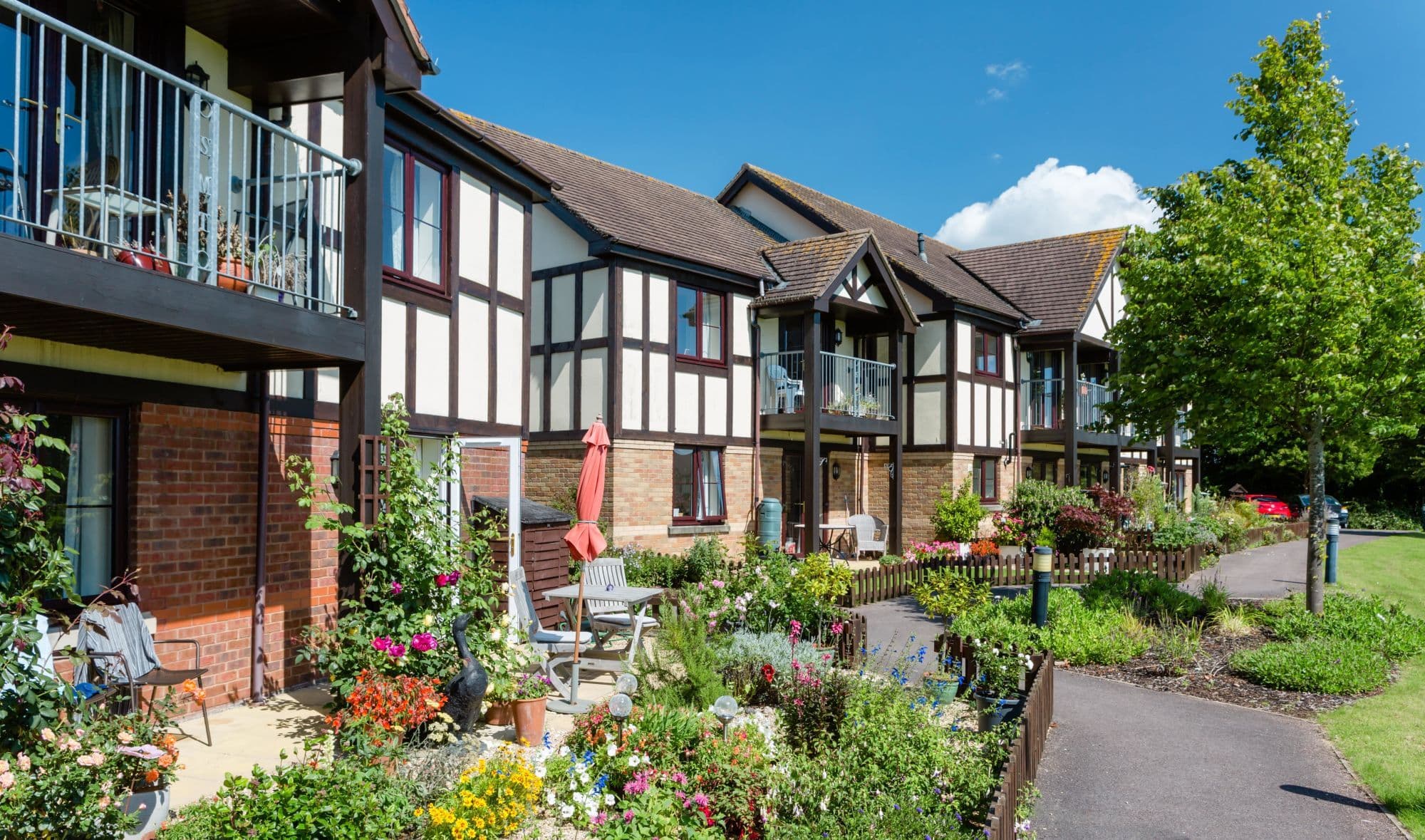 Exterior of Westbury Fields retirement development in Bristol