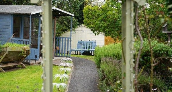 Garden at Westmead Residential Care Home, Droitwich Spa, Worcestershire