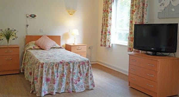 Bedroom at Westmead Residential Care Home, Droitwich Spa, Worcestershire