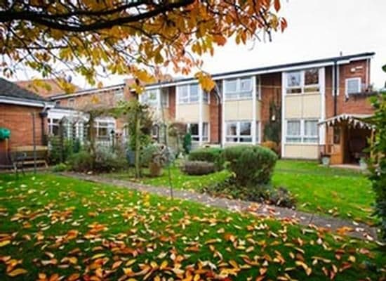 Garden at Westmead Residential Care Home, Droitwich Spa, Worcestershire