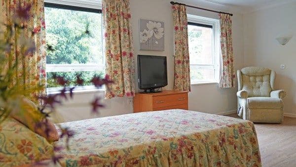 Bedroom at Westmead Residential Care Home, Droitwich Spa, Worcestershire