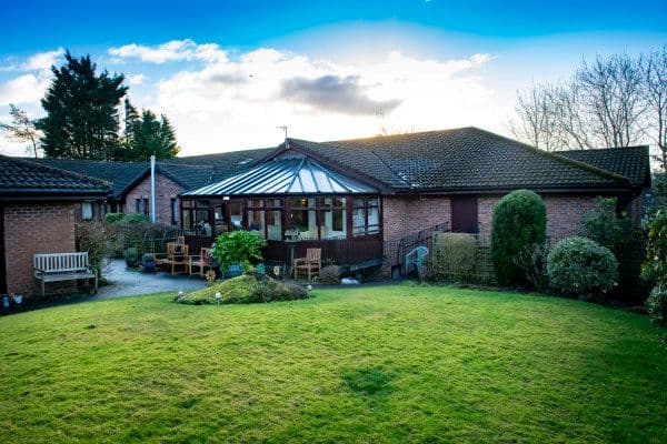 Garden at Westwood House, East Kilbride, Lanarkshire