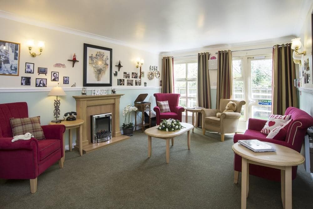 Communal Lounge of Whitby Dene Care Home in Ruislip, Hillingdon