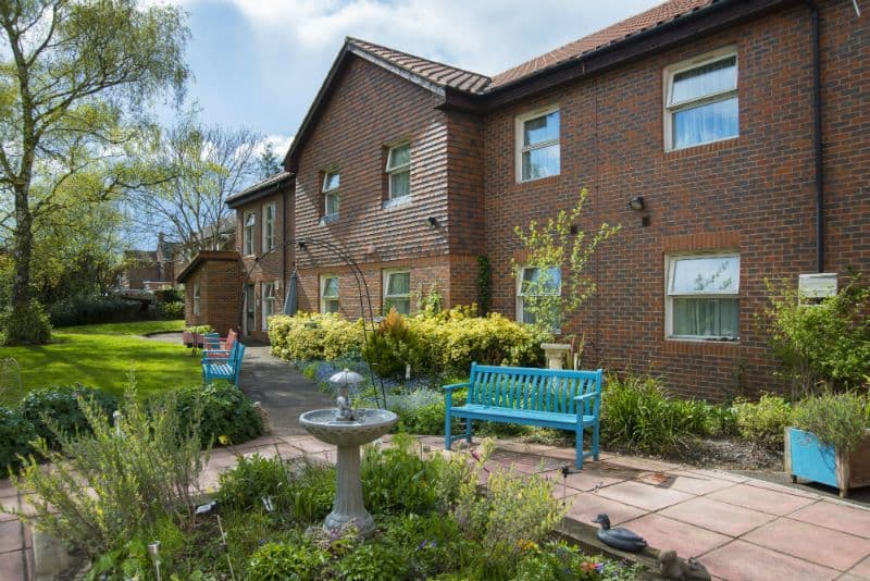 Garden of Whitby Dene Care Home in Ruislip, Hillingdon