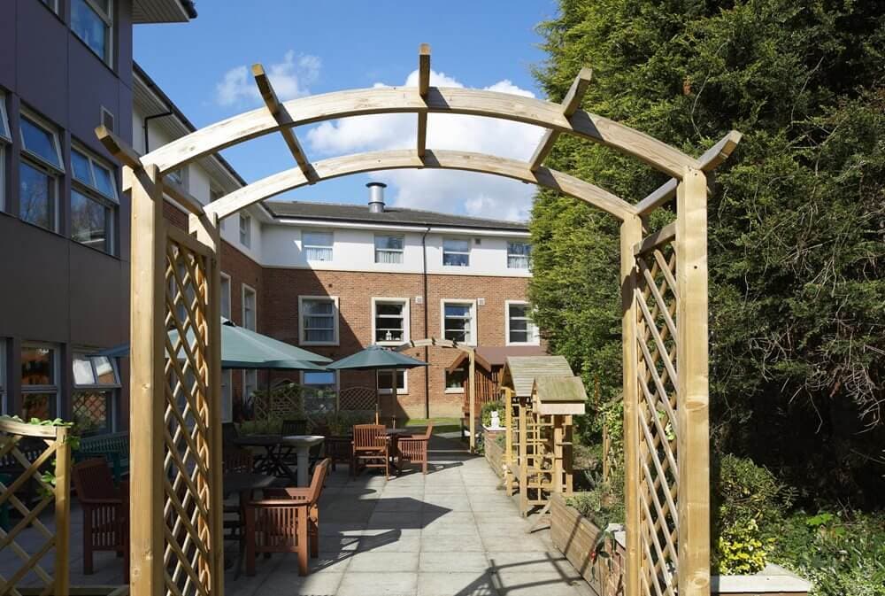 Garden of Whitefarm Lodge Care Home in Twickenham, Richmond upon Thames