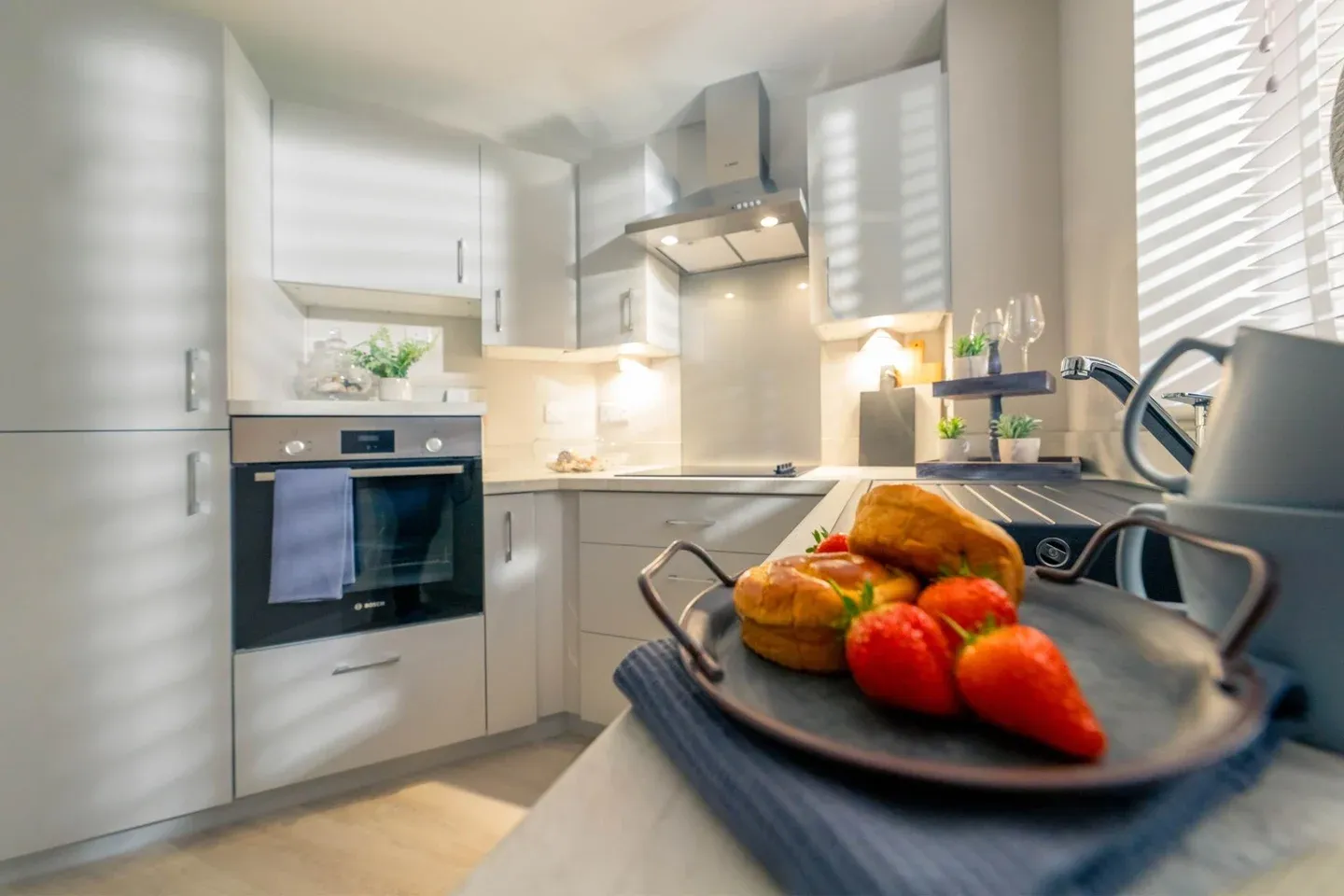 Kitchen at Whitelock Grange Retirement Apartment in Bradford, West Yorkshire