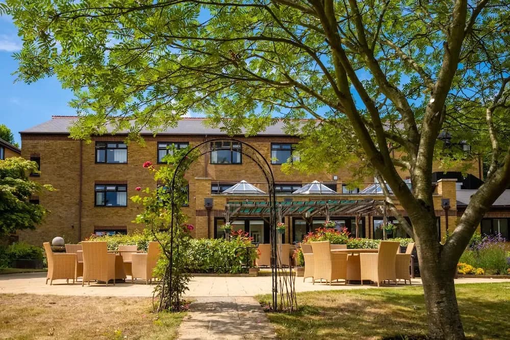Wilhelmina House Care Home garden and exterior