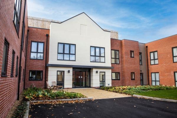 Exterior of Richmond Willaston Retirement Development in Cheshire, North West Englan