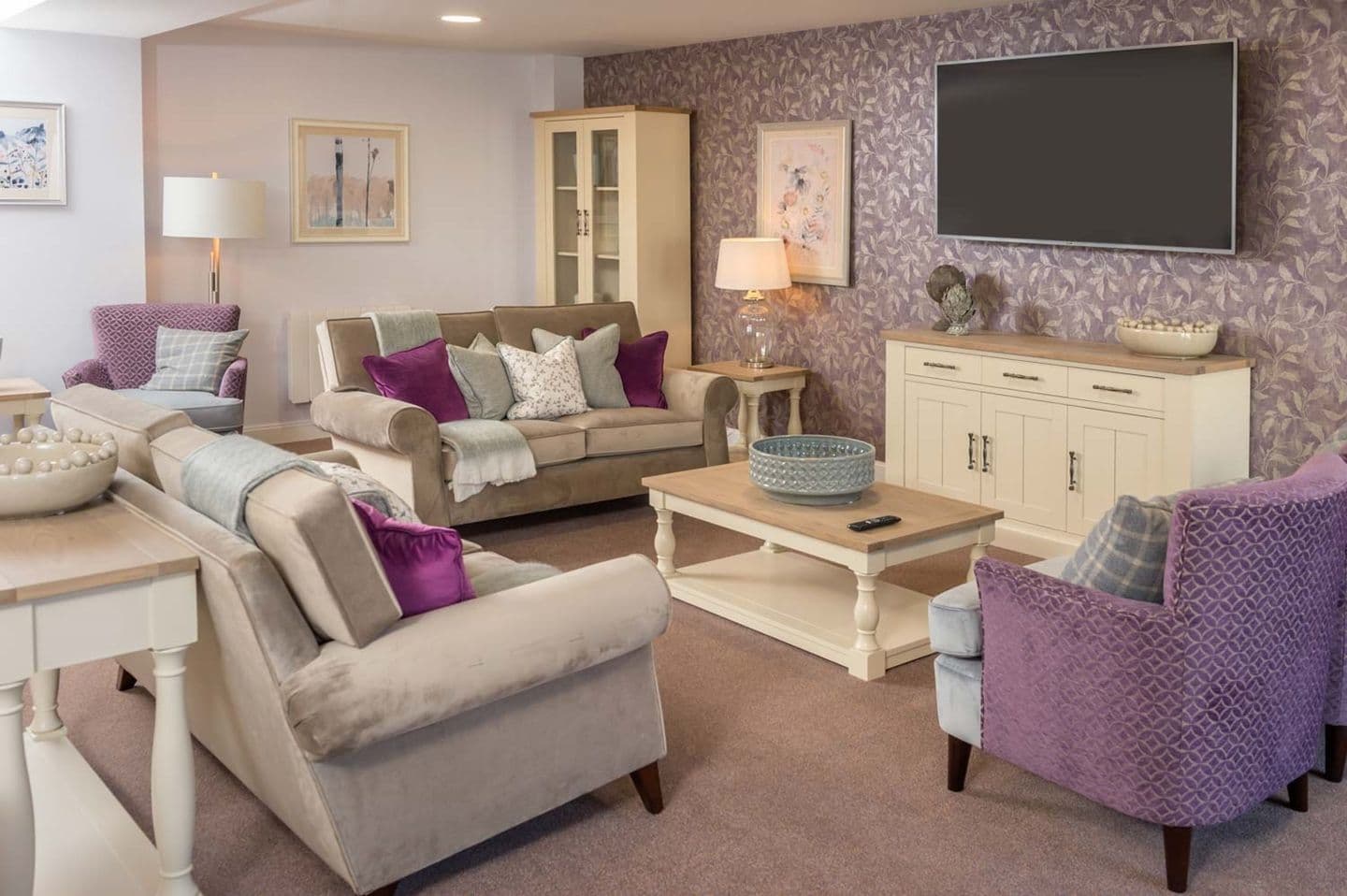 Communal Lounge at William Grange Retirement Development in Hereford, Herefordhsire