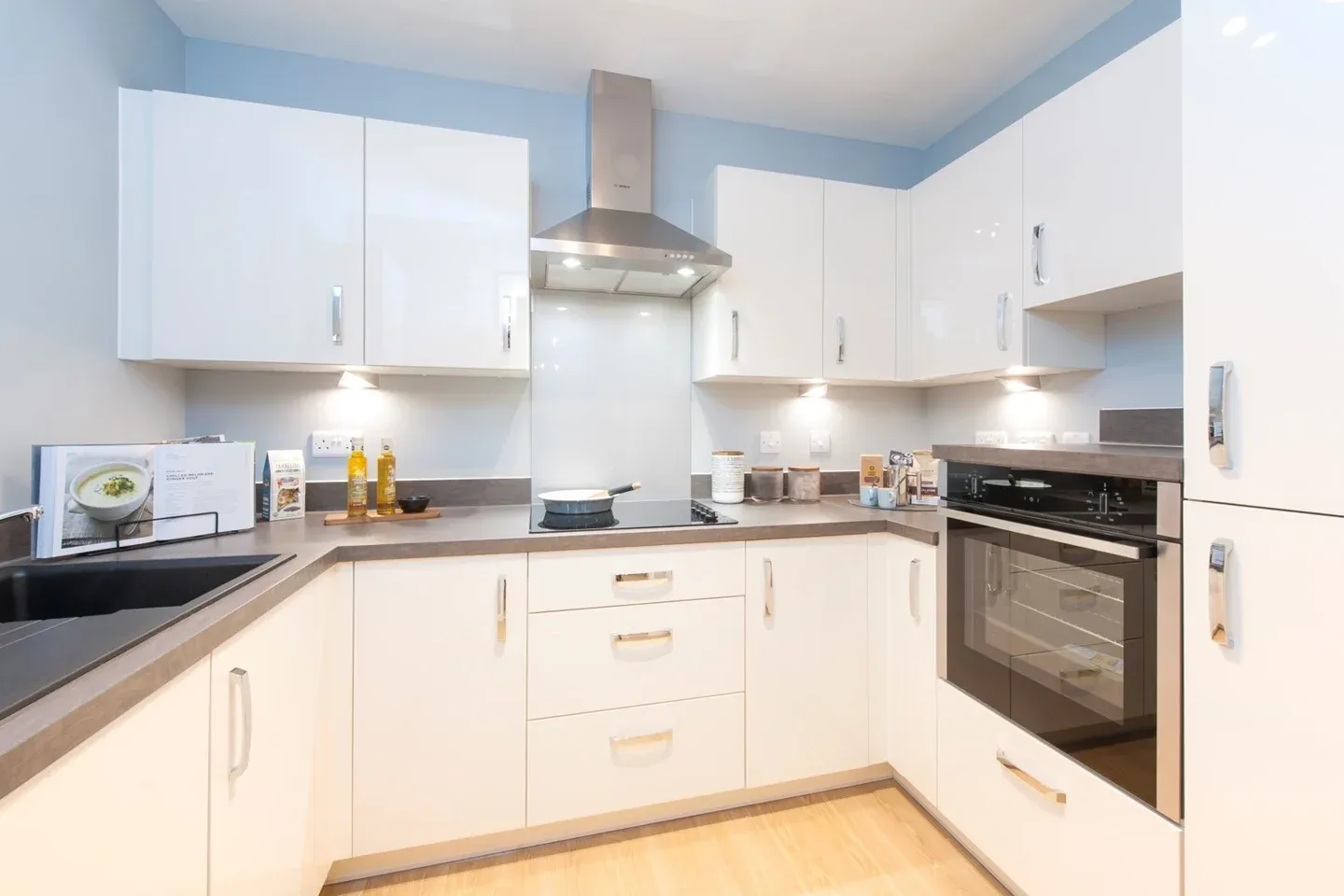 Kitchen at William House Retirement Apartment in Thatcham, West Berkshire