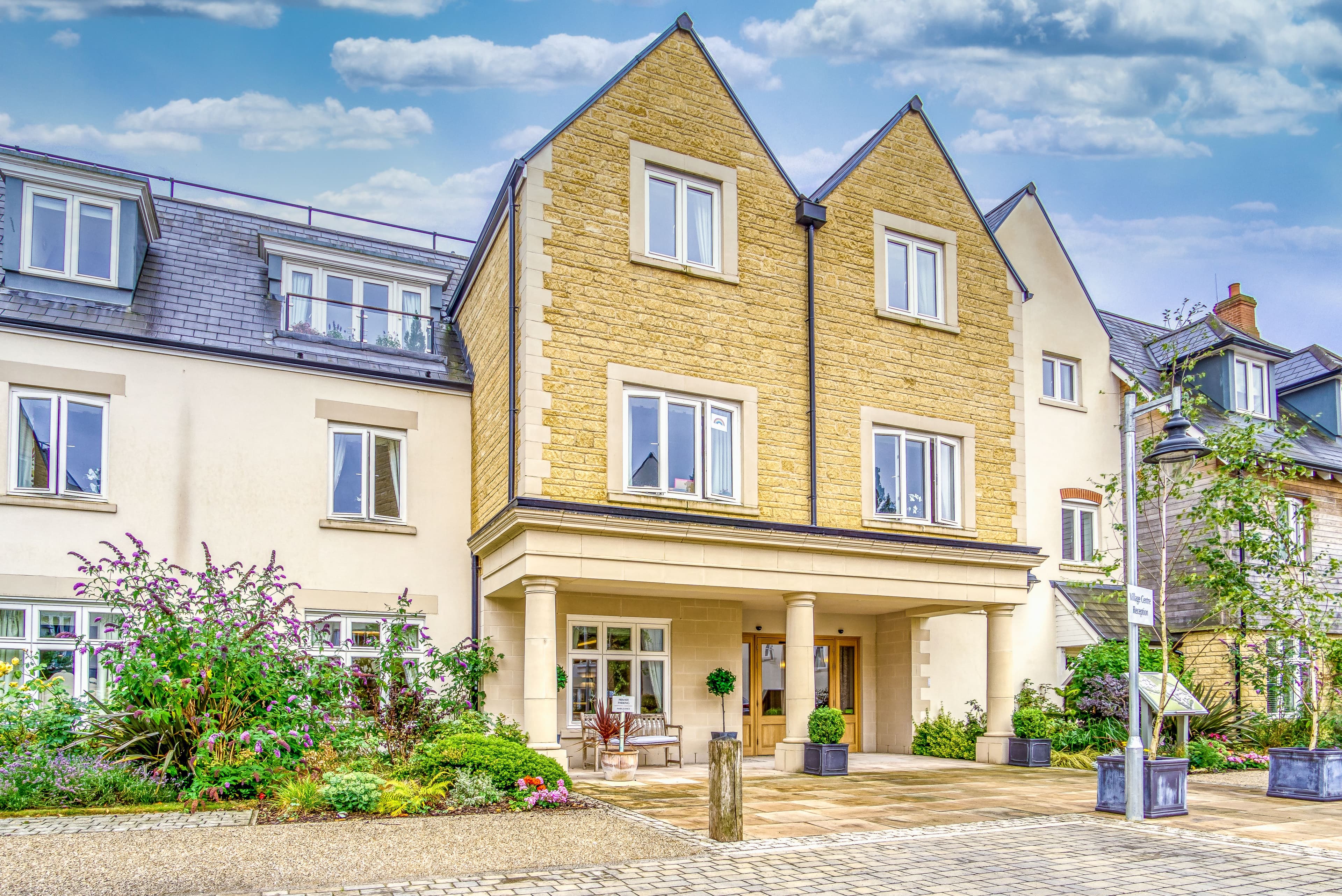 Exterior of Witney care home in Witney, Oxfordshire