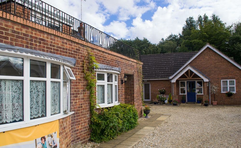 Exterior of Woodstock Care Home in Dereham, Breckland