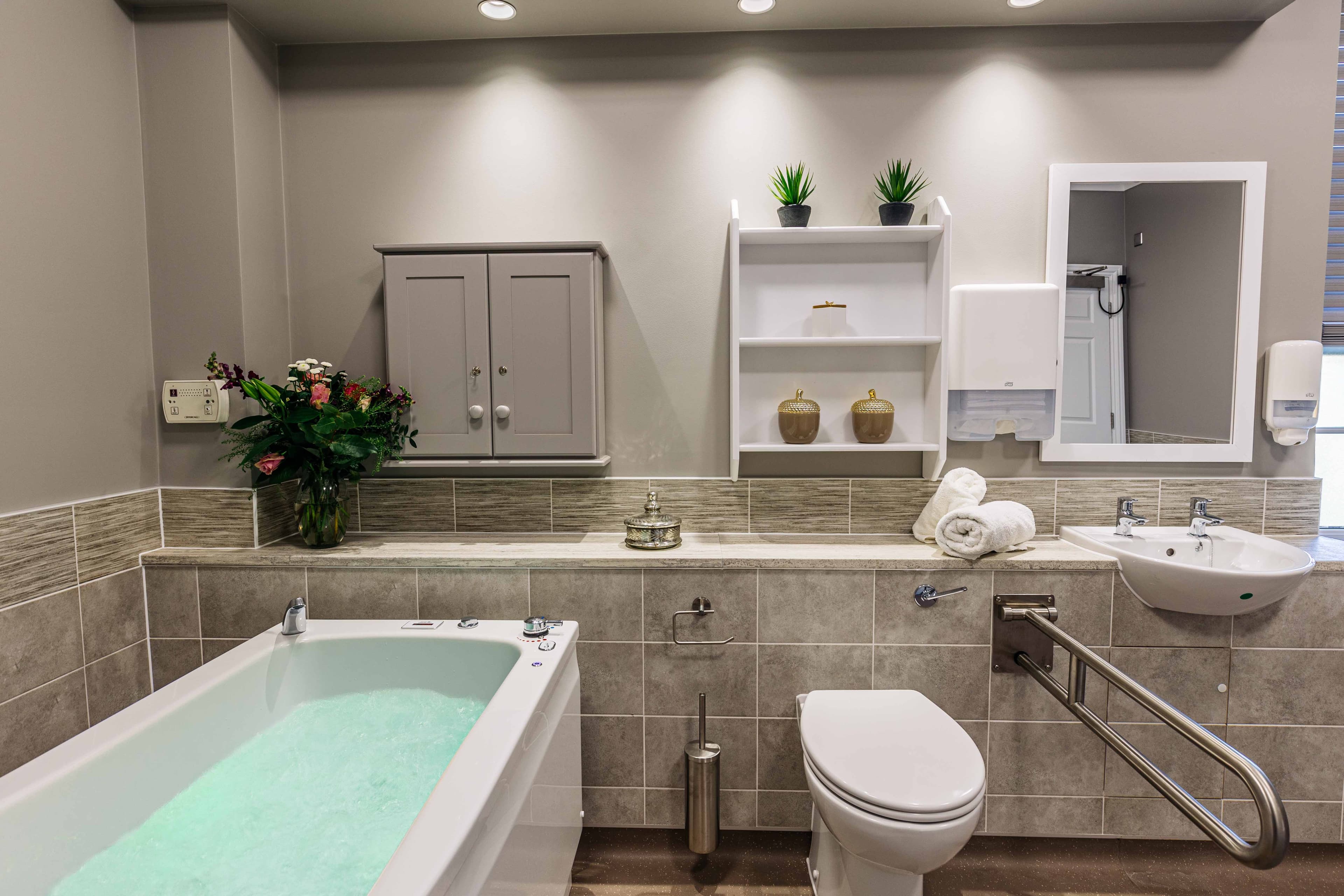 Bathroom at at Worplesdon View Care Home in Guildford, Surrey