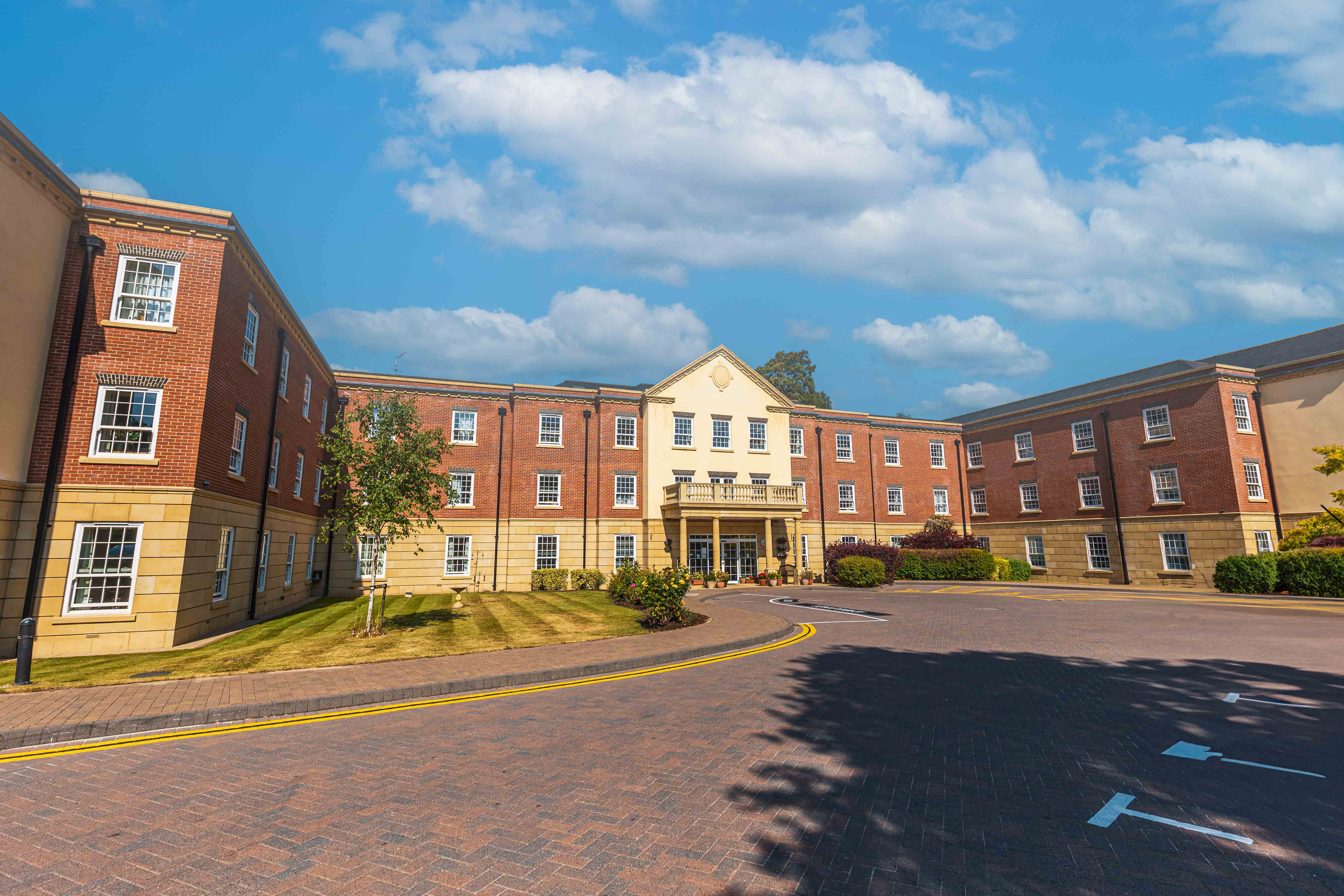 Exterior of Worplesdon View Care Home in Guildford, 